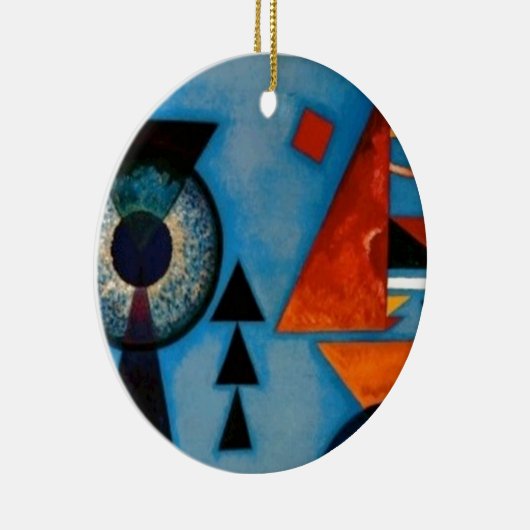Kandinsky Soft Hard Abstract Keramik Ornament (Rechts)