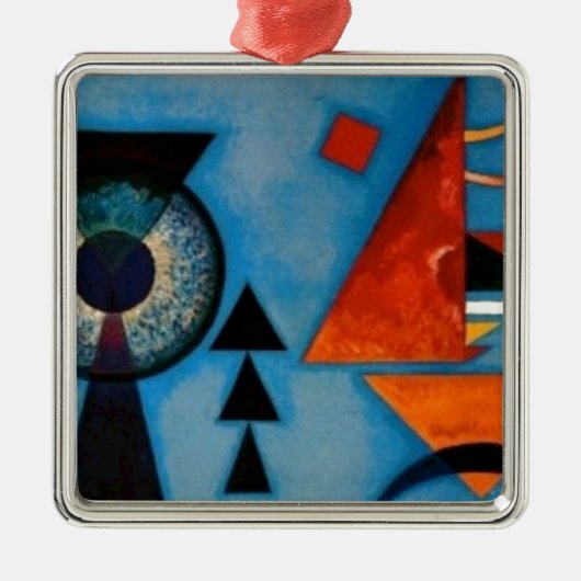 Kandinsky Soft Hard Abstract Ornament Aus Metall (Vorne)