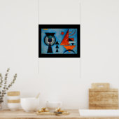 Kandinsky Soft Hard Abstract Poster (Küche)