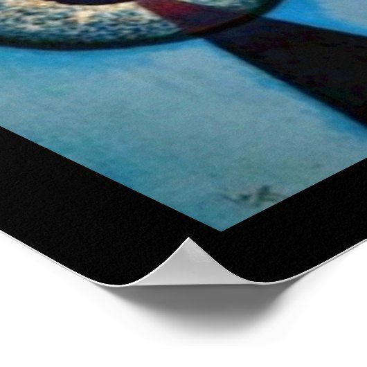 Kandinsky Soft Hard Abstract Poster (Ecke)