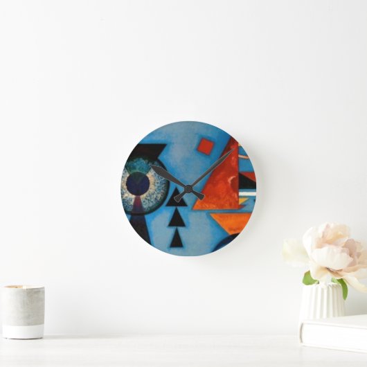 Kandinsky Soft Hard Abstract Runde Wanduhr (Zuhause)