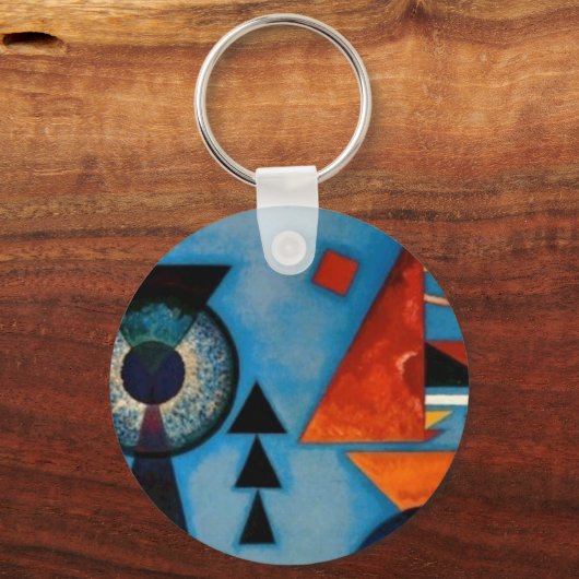 Kandinsky Soft Hard Abstract Schlüsselanhänger (Vorderseite)