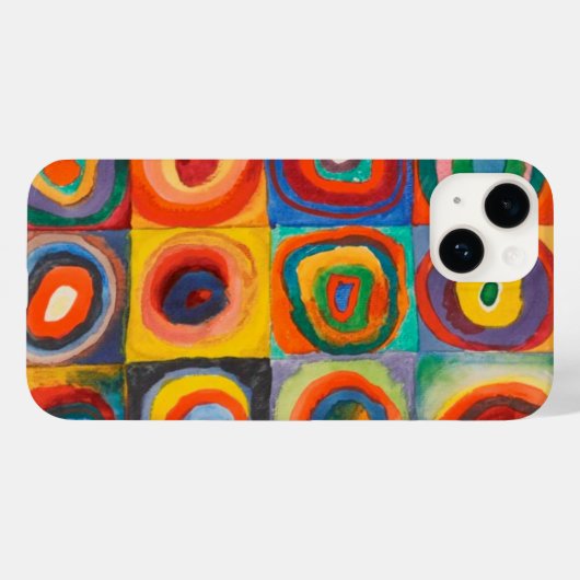 Kandinsky Squares Circles Case-Mate iPhone Hülle (Rückseite (Horizontal))