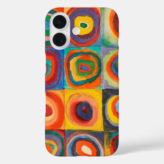 Kandinsky Squares Circles Case-Mate iPhone Hülle (Rückseite)