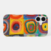 Kandinsky Squares Circles iPhone 16 Hülle (Rückseite (Horizontal))