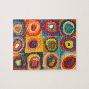 Kandinsky Squares Konzentrisch Circles Abstract Ar Puzzle
