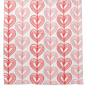 Kandinsky Stagased Valentine Duschvorhang (Vorderseite)