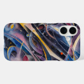 Kandinsky-Stil abstrakte farbige Abdeckung Case-Mate iPhone Hülle (Rückseite (Horizontal))