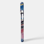 Kandinsky-Stil abstrakte farbige Abdeckung Case-Mate iPhone Hülle (Rückseite / Links)