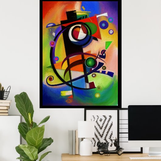 Kandinsky-Stil Poster (Heimbüro)