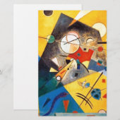 Kandinsky Stille Harmonie Abstrakte Kunst Briefpapier (Vorne/Hinten)