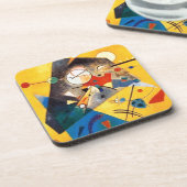 Kandinsky Stille Harmonie Abstrakte Kunst Getränkeuntersetzer (Linke Seite)