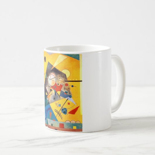 Kandinsky Stille Harmonie Abstrakte Kunst Kaffeetasse (VorderseiteRechts)