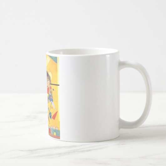 Kandinsky Stille Harmonie Abstrakte Kunst Kaffeetasse (Rechts)