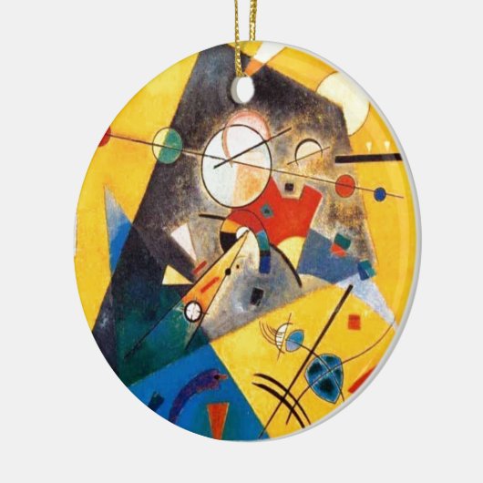 Kandinsky Stille Harmonie Abstrakte Kunst Keramik Ornament (Links)