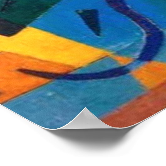 Kandinsky Stille Harmonie Abstrakte Kunst Poster (Ecke)