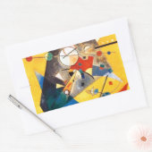 Kandinsky Stille Harmonie Abstrakte Kunst Rechteckiger Aufkleber (Umschlag)