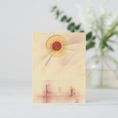 Kandinsky - Strahlen, abstrakte Kunst, Postkarte (Stehend Vorderseite)
