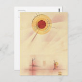Kandinsky - Strahlen, abstrakte Kunst, Postkarte (Vorne/Hinten)