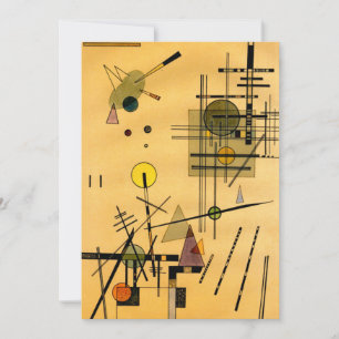 Kandinsky - Streichuren, farbenfrohe abstrakte Kun Karte