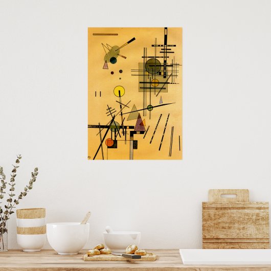 Kandinsky - Strings Poster (Küche)
