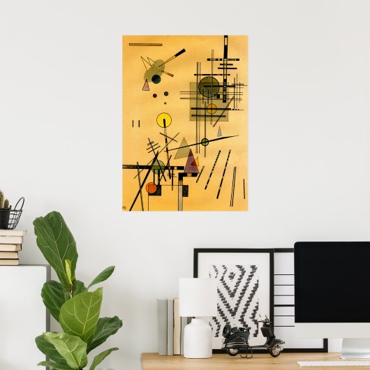 Kandinsky - Strings Poster (Heimbüro)