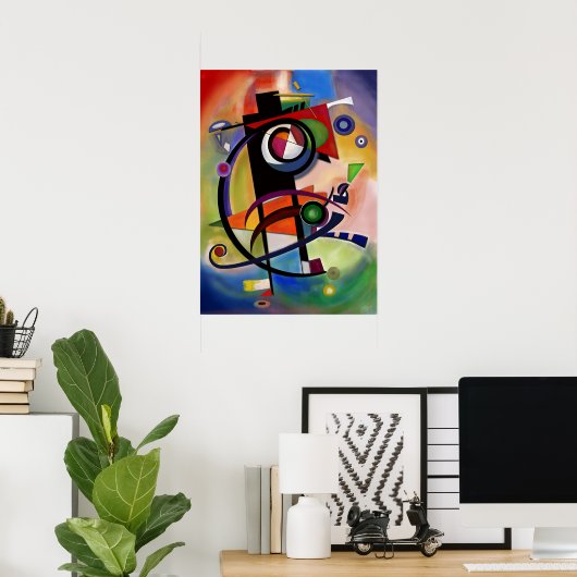 Kandinsky style poster (Heimbüro)