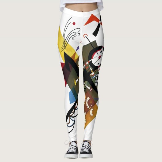 Kandinsky, Sur Blanc 1923 Leggings (Vorderseite)