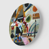 Kandinsky - Swinging, famous abstract painting Große Wanduhr (Winkel)