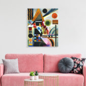 Kandinsky - Swinging Leinwanddruck (Insitu (Wohnzimmer))