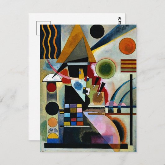 Kandinsky - Swinging Postkarte (Vorne/Hinten)