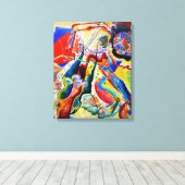 Kandinsky - Tableau a la Tache Rouge Leinwanddruck (Insitu (Holzboden))