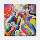 Kandinsky - Tableau a la Tache Rouge Magnet (Vorne)