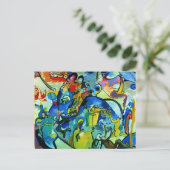 Kandinsky - Tag der Heiligen Postkarte (Stehend Vorderseite)