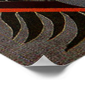 Kandinsky - Tempered Elan, Poster (Ecke)