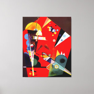 KANDINSKY - TENSION IN RED - 1926 - Bauhaus - Leinwanddruck
