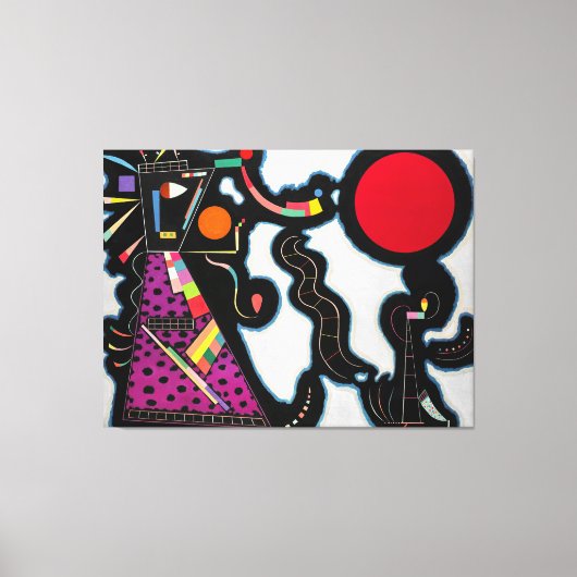 KANDINSKY - THE RED CIRCLE (Le Rond Rouge) - 1939 Leinwanddruck (Vorderseite)