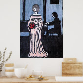 Kandinsky - The Singer Poster (Küche)