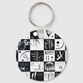 Kandinsky Thirty Key Chain Schlüsselanhänger (Vorderseite)