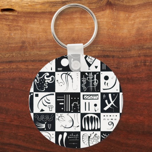 Kandinsky Thirty Key Chain Schlüsselanhänger (Vorderseite)