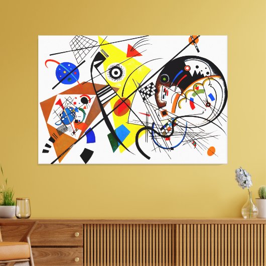 KANDINSKY - TRANSVERSE LINE - 1923 - Bauhaus - Leinwanddruck (Insitu (Wohnzimmer))