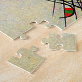 Kandinsky - Transverse Line, abstract art Puzzle (Seite)