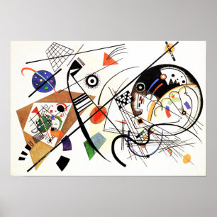 Kandinsky Transverse Line Poster