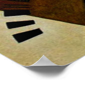 Kandinsky Transverse Unbroken Line Art Poster (Ecke)