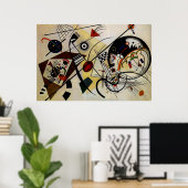 Kandinsky Transverse Unbroken Line Art Poster (Heimbüro)