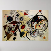 Kandinsky Transverse Unbroken Line Art Poster (Vorne)