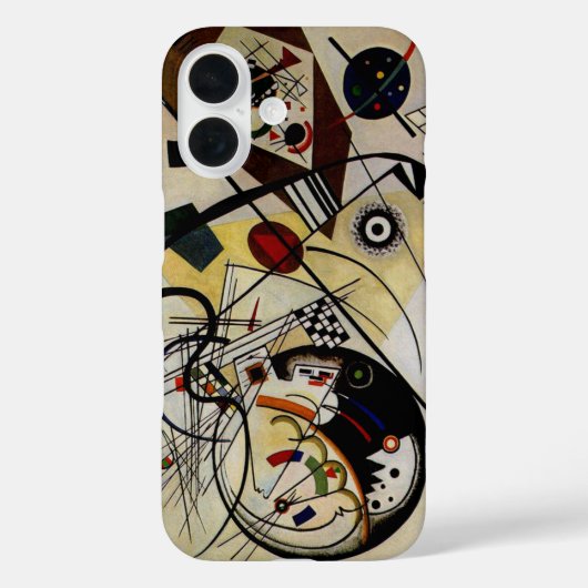 Kandinsky Transverse ungebrochene Linie Case-Mate iPhone Hülle (Rückseite)