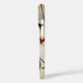 Kandinsky Transverse ungebrochene Linie Case-Mate iPhone Hülle (Rückseite / Links)