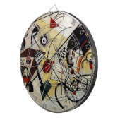 Kandinsky Transverse ungebrochene Linie Dartscheibe (Vorderseite rechts)