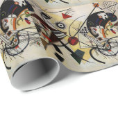 Kandinsky Transverse ungebrochene Linie Geschenkpapier (Rolleneckpunkt)